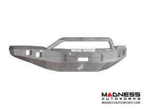 GMC Sierra 1500 Stealth Front Winch Bumper Pre-Runner Guard - Smittybilt XRC - Raw Steel WARN M12000 GMC Sierra 1500 Stealth Front Winch Bumper Pre-Runner Guard - Smittybilt XRC - Raw Steel WARN M12000